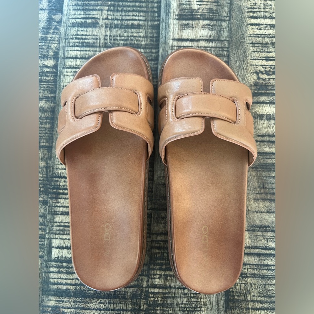 Aldo Tan Slide Sandals